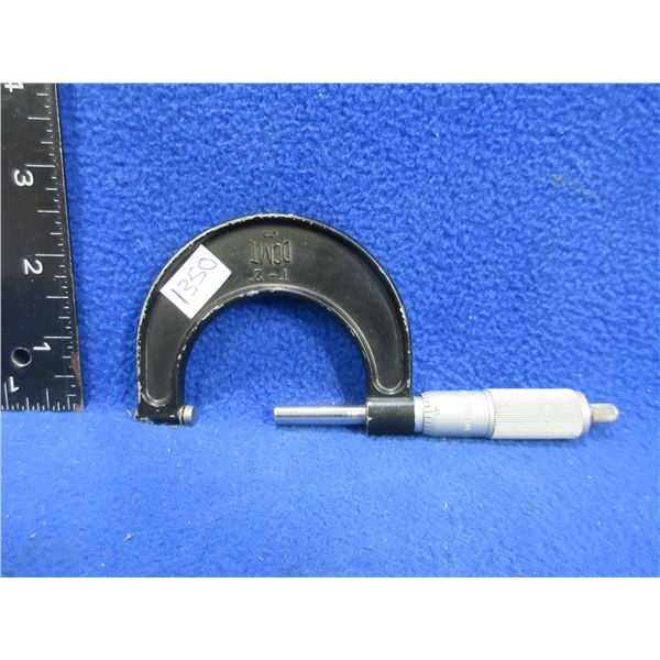 Vintage DCMT Ltd. Imperial 1"- 2" Micrometer