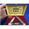 Image 1 : 1980 Schrade I-XL Limited Edition Folding Blade Knife in Display Case