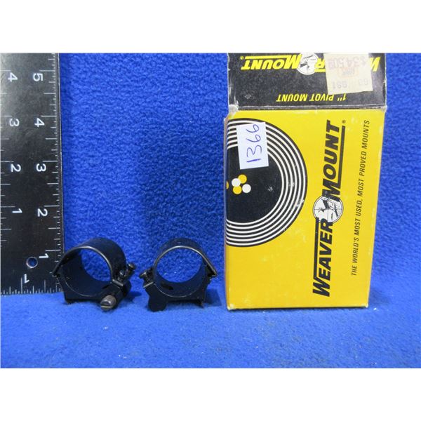Weaver 1" Pivot Mount Rings - Appear Unused