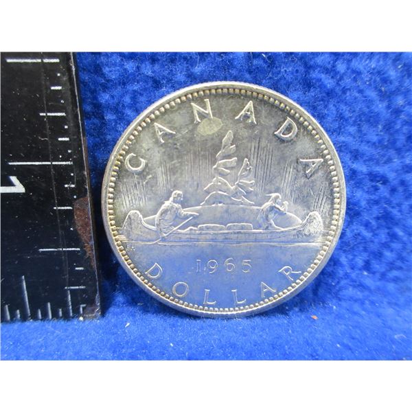 1965 Canada One Dollar Coin - .800 Silver