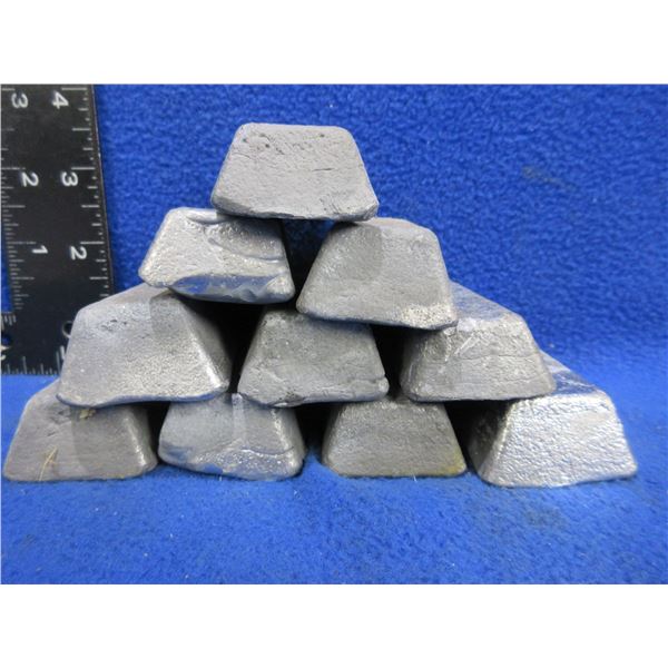 Lead Ingots - Approx. 10.5 lbs
