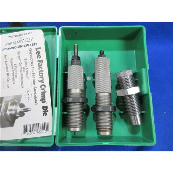 RCBS 270 Win. FL 2 Die Set with Lee 270 Win. Factory Crimp Die