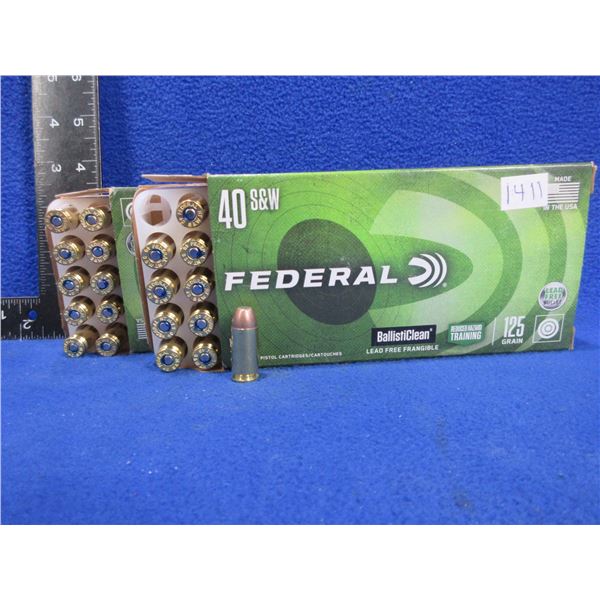 40 S&W 125gr BallistiClean Federal (Pick Up or Ship by UPS Only)