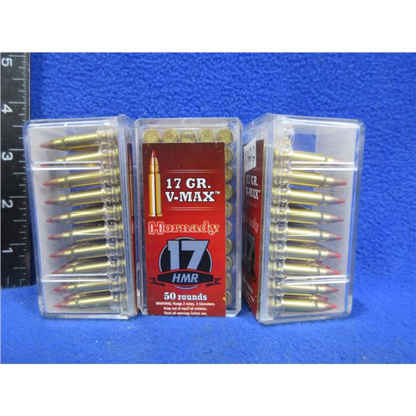 17 HMR 17gr V-Max Hornady Cartridges (Pick Up or Ship by UPS Only)