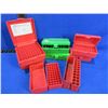 Image 1 : Lot of 8 Assorted Empty Plastic Ammo Boxes - 38/357, 44/45, Etc.