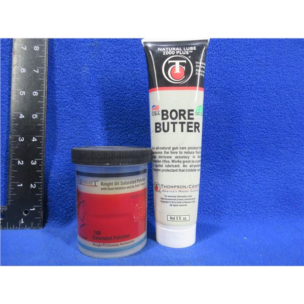 NEW - Thompson/Center Bore Butter & Knight Oil Saturated Patches