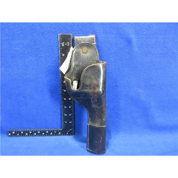 Vintage Leather Folsom Audley Trigger Lock Police Holster