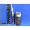 Image 1 : Schrade USA LB7 Folding Lock Blade Knife with Sheath - 3 1/2" Blade