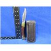 Image 2 : Schrade USA LB7 Folding Lock Blade Knife with Sheath - 3 1/2" Blade