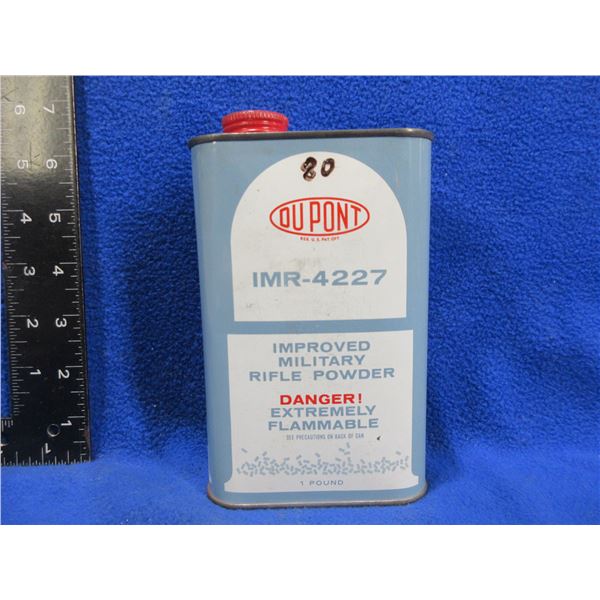 DuPont IMR 4227 Military Rifle Powder (Pick Up or Ship by UPS Only) - 13 oz Tin