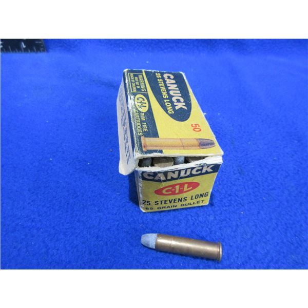 Collector Ammo - 25 Stevens Mixed Headstamps (Pick Up or Ship by UPS Only)