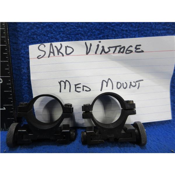 Vintage Sako 1" Medium Steel Rings