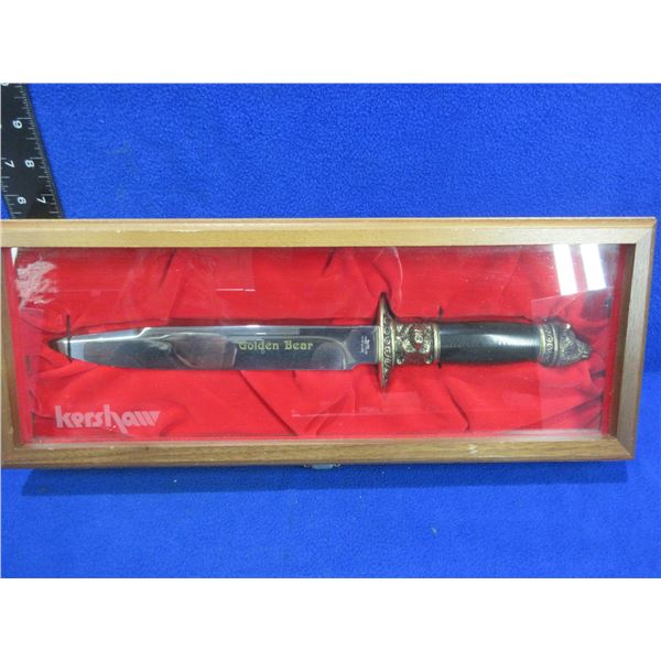 Kershaw Golden Bear Fixed Blade Knife #3201 - 9 1/4" Blade