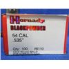 Image 2 : 54 Cal. .535" Hornady Lead Round Balls - Box of 100