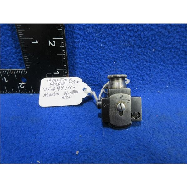 Lyman 57 WJS Receiver Peep Sight - Modified to fit Win. 94 Etc. - Aperture Missing