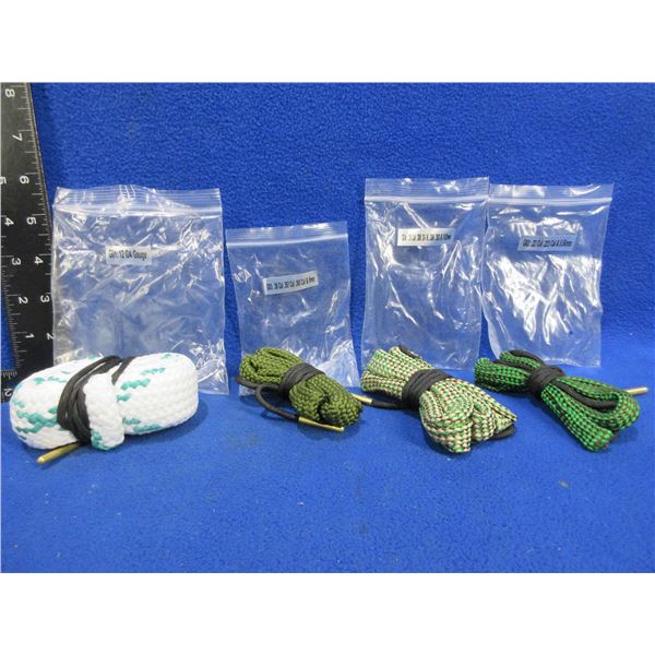 NEW - 4 Pull Thrus - 12 Ga., 22 Cal., 30 Cal., 38 Cal./9MM