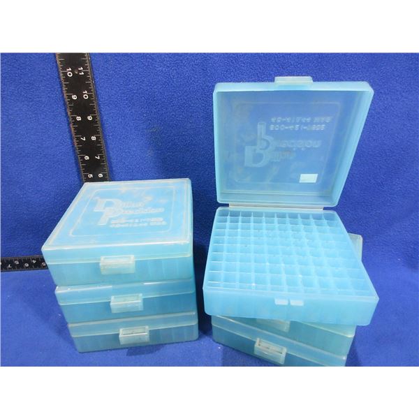 6 Empty Dillon Precision Ammo Boxes - 45-41 & 44 Mag