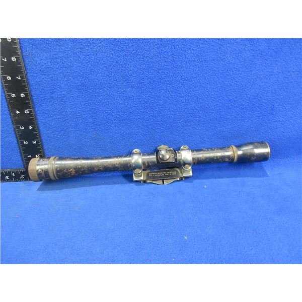 Vintage Weaver K10 Scope - Appears Somewhat Clear, Standard Reticle