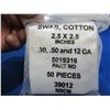 Image 2 : NEW - Cotton Swabs - 2.5" x 2.5" - 6 Packs of 50
