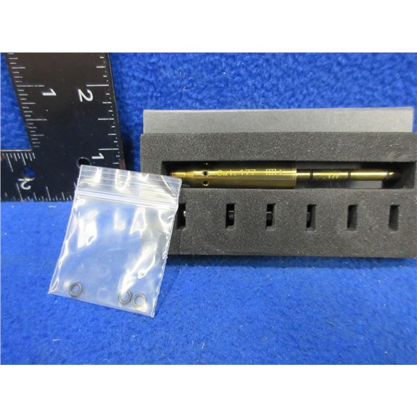 NEW - .177 Cal. Cartridge Red Laser Bore Sight with Batteries