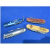 Image 1 : 4 Swiss Style Folding Knives