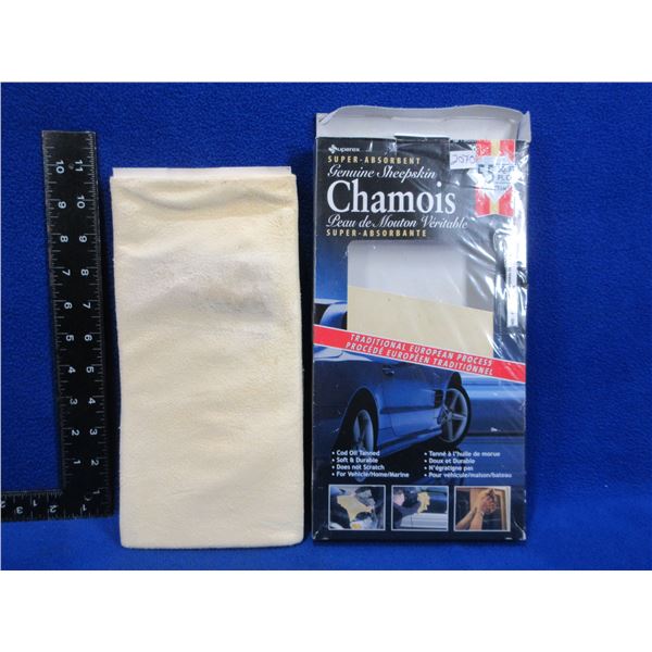 Genuine Tanned Sheepskin Chamois - 5.5 Square Feet