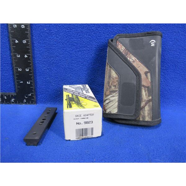 Thompson/Center Base Adapter Scout Carbine #9823 & Nite Ize Pouch