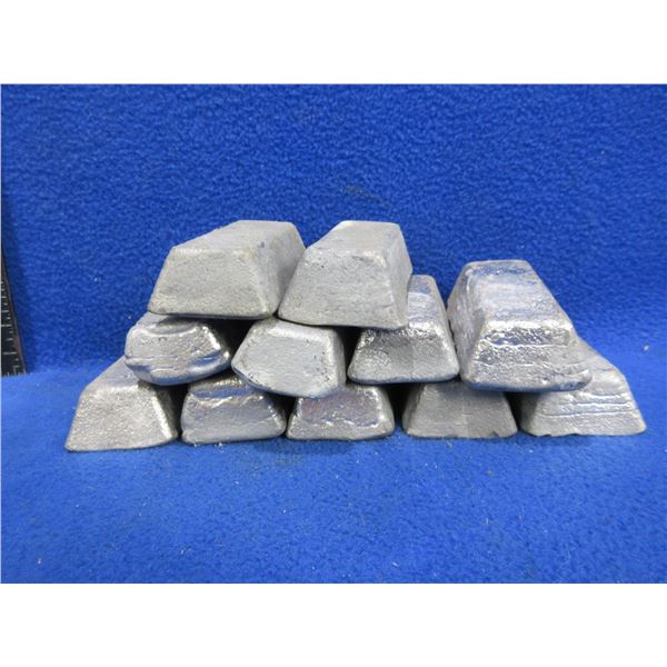 Lead Ingots - Approx. 11.5 lbs