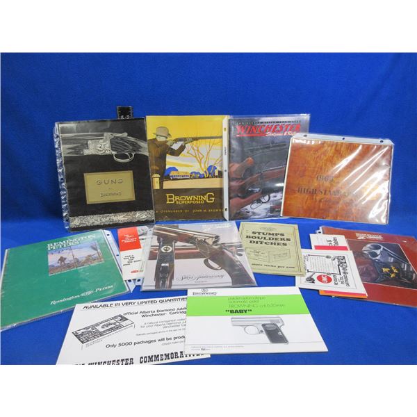 Lot of Misc. Vintage Catalogs - Winchester, Browning, Remington, Etc.