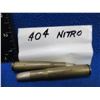 Image 1 : Collector Ammo - 404 Nitro Cartridges (Pick Up or Ship by UPS Only)