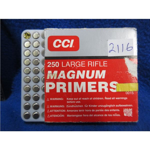 CCI 250 Large Rifle Magnum Primers - Box of 25