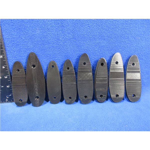 Lot of 8 Assorted Plastic Butt Plates