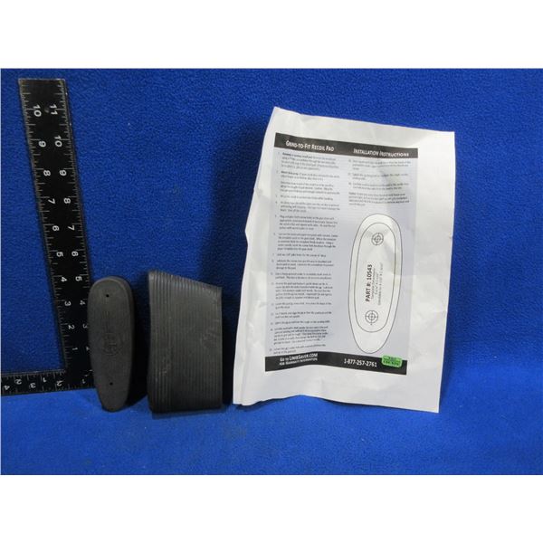 Limbsaver Rubber Recoil Pad (3 3/8" C/C) & Slip-On Rubber Recoil Pad