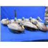 Image 1 : 8 Vintage Plastic Duck Decoys - 1 has a damaged beak