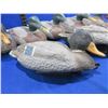 Image 2 : 8 Vintage Plastic Duck Decoys - 1 has a damaged beak