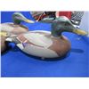 Image 3 : 8 Vintage Plastic Duck Decoys - 1 has a damaged beak