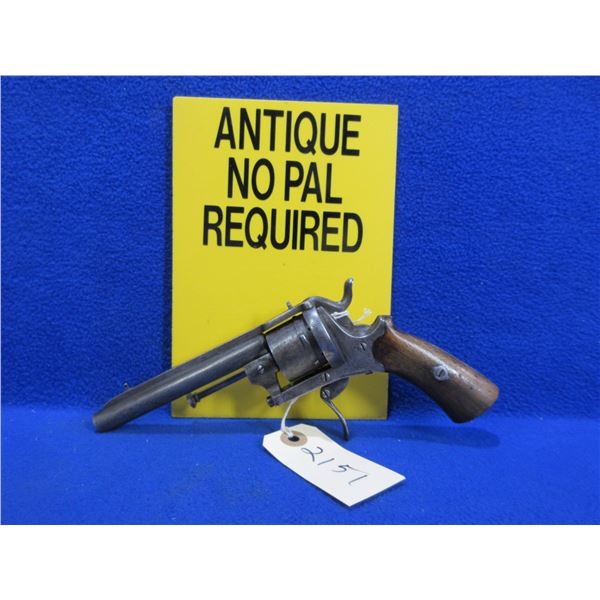 Antique - No PAL Required -  Épreuve Liège Pinfire Revolver in 7mm