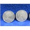 Image 5 : 4 - 1967 Canadian 25 Cent Coins - .800 Silver