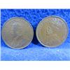 Image 2 : 2 Canadian One Cent Coins - 1918 and 1920 - George V