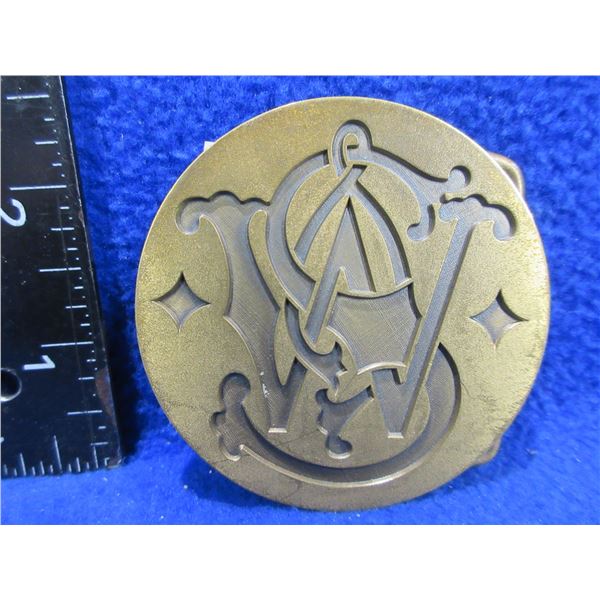 1979 Smith & Wesson Brass Belt Buckle
