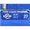 Image 2 : 338 Lapua Mag 250gr HPBT PPU (Pick Up or Ship by UPS Only)