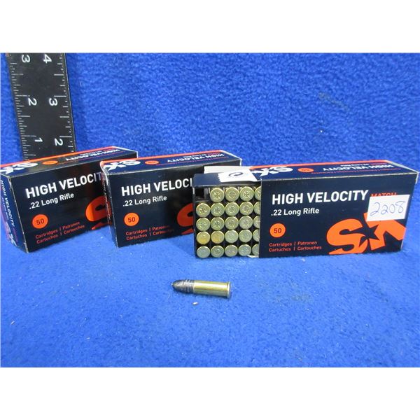 22 LR HV Match SK Cartridges (Pick Up or Ship by UPS Only)