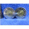 Image 2 : 2 - Canada 2 Dollar Coins - 2018 Armistice & 2019 D-Day