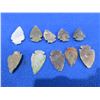 Image 1 : 10 Arrowheads - Approx. 1" to 1 1/2" Length