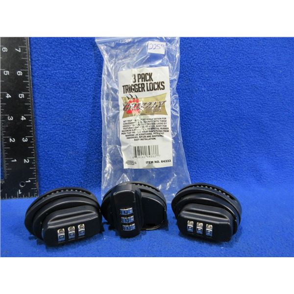 Grizzly Combination Trigger Locks - 3 Pack - New Old Stock