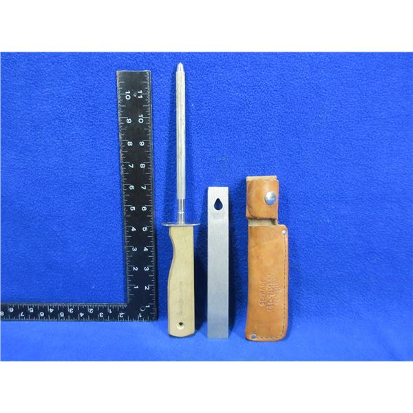 Schrade Old Timer Honesteel & Wellington Sword Sharpening Steel