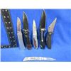 Image 2 : 6 Assorted Folding Lock Blade Knives - 3 are Clip-On