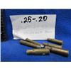 Image 1 : Collector Ammo - 25-20 SS Cartridges x 2, 25-20 WCF Brass x 4