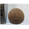 Image 1 : 1833 Upper Canada Half Penny Emergency Coinage Merchant Token - Copper