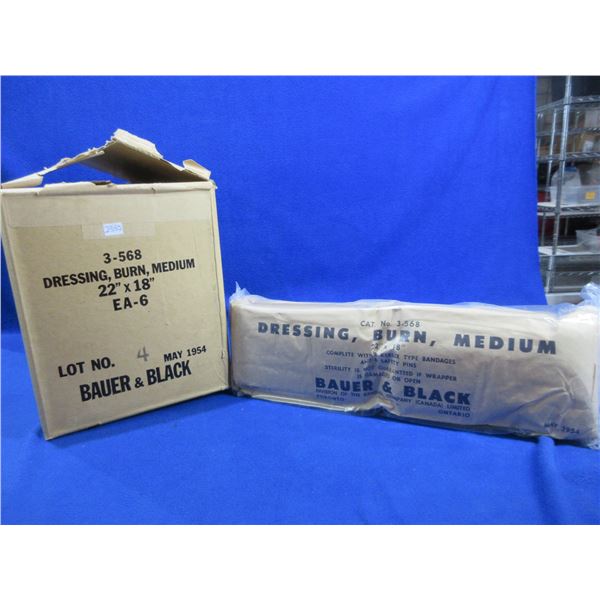 Bauer & Black Dressing, Burn, Medium - 22" x 18" - May 1954